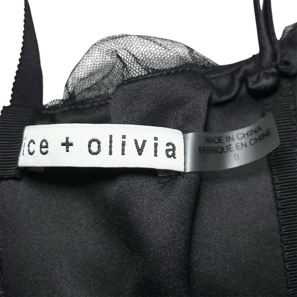 Alice + Olivia Damia Ruched Bustier Top in Black - Picture 5 of 7